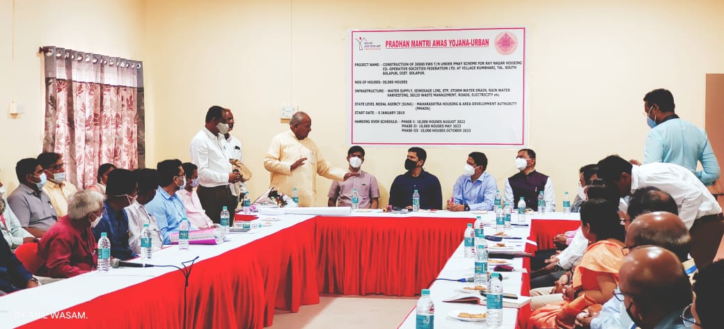 विभागीय आयुक्त सौरव राव यांच्याकडून रे नगर ची पाहणी !