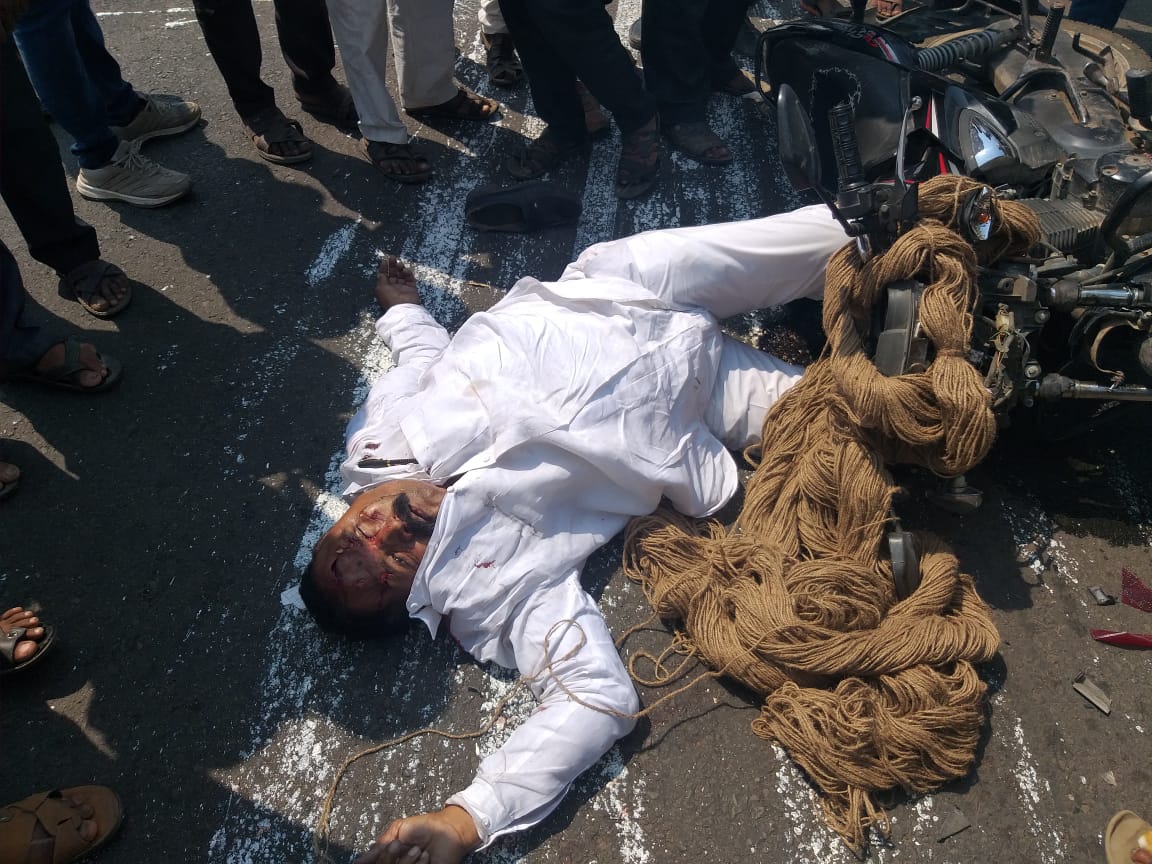 मोहोळजवळ अपघातात शेतकरी जागीच ठार