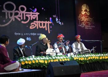 कर्णमधुर राजस्थानी संगीतात रंगले सोलापूरकर; ‘प्रिसिजन गप्पा’ चा सांगीतिक समारोप