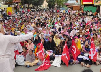 शेतकरी-कामगार-देश विरोधी मोदी नीती हटाओ !कॉ. नरसय्या आडम (मास्तर)