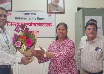 नवे जिल्हा शल्यचिकित्सक सुहास माने यांनी स्वीकारला पदभार…!