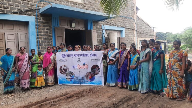 सोलापूर, महापालिकेकडून  ‘पाण्यासाठी महिला, महिलासाठी पाणी’ अभियान राबविण्यात आले