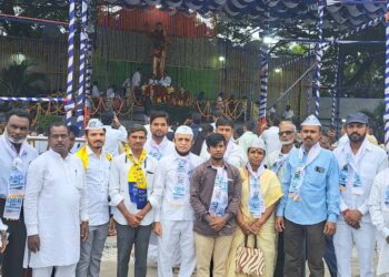 महापरिनिर्वाण दिनानिमित्त आपच्या वतीने डॉ. बाबासाहेब आंबेडकर यांना अभिवादन..!