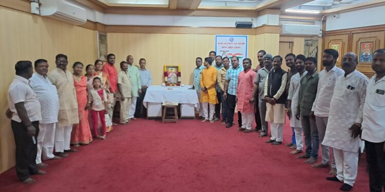 बुरुड समाजाचे आराध्य देवत संतश्री बुरुड केतेश्वर महाराजांची जयंती साजरी