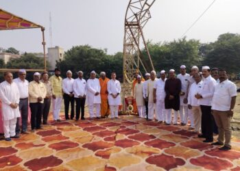 सोलापूरच्या कृषी प्रदर्शनात सोन्या वळूचे आकर्षण राहणार ; होम मैदानावर झाले भूमिपूजन…