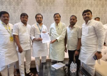 राष्ट्रवादी शहर जिल्हाध्यक्ष पदी संतोष पवार कार्याध्यक्ष पदी जुबेर बागवान