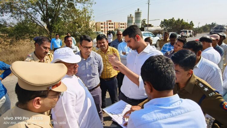 पंतप्रधान मोदींच्या दौऱ्याच्या पार्श्वभूमीवर रे-नगर परिसराची पूर्व तयारी व नियोजन बैठक