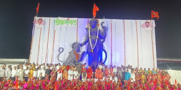 पालकमंत्री चंद्रकांत पाटील यांनी दिल्या सामुदायिक विवाह सोहळ्यातील नव दाम्पत्यांना शुभेच्छा…