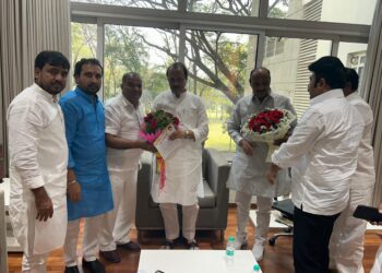 लिंगायत भवनच्या निधीकरीता माजी आमदार रविकांत पाटील जेष्ठ नेते सुधीर खरटमल यांनी घेतली अजित पवार यांची भेट…