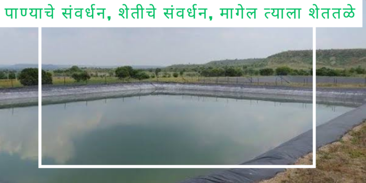 पाण्याचे संवर्धन, शेतीचे संवर्धन, मागेल त्याला शेततळे