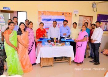 शिरापूर येथील प्राथमिक आरोग्य केंद्रामध्ये वैद्यकीय साहित्यांचा लोकार्पण सोहळा…..