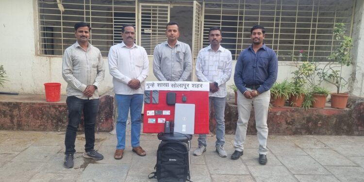 शहर गुन्हे शाखेची कामगिरी 1,00,500 किमतीचा मुद्देमाल जप्त