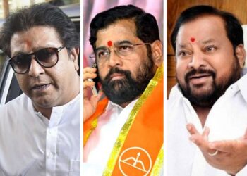 शिवसेना पक्षप्रमुख एकनाथ शिंदेंच हवेत; शहाजीबापू पाटलांचा राज ठाकरेंना विरोध