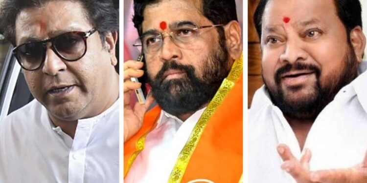 शिवसेना पक्षप्रमुख एकनाथ शिंदेंच हवेत; शहाजीबापू पाटलांचा राज ठाकरेंना विरोध