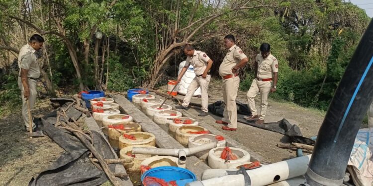 राज्य उत्पादन शुल्क विभागाने गाठले महसुलाचे उद्दिष्ट वर्षभरात 2067 गुन्ह्यात सहा कोटींचा मुद्देमाल जप्त