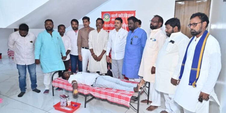 मार्ग फाउंडेशन रक्तदान शिबिरात १५१ जणांचे रक्तदान