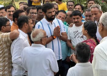 भाजप व महायुतीचे उमेदवार आमदार राम सातपुते यांना मिळतोय सोलापूरकरांचा जोरदार प्रतिसाद