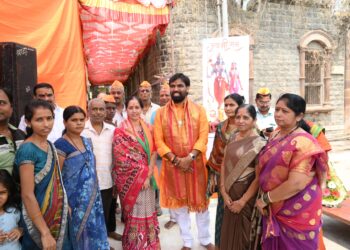 श्रीराम नवमी निमित्त आमदार राम सातपुते यांच्या श्रीराम जन्मोत्सव मंडळांना भेटी