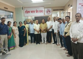 अ.भा. जैन कासार संस्थेच्या अध्यक्षपदी विजय कासारवार्षिक सर्वसाधारण सभा : उपाध्यक्षपदी मांगले तर कार्याध्यक्षपदी दुरुगकर