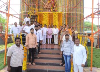 स्वराज्य रक्षक छत्रपती संभाजी महाराज जयंतीनिमित्त राष्ट्रवादीचे अभिवादन…..