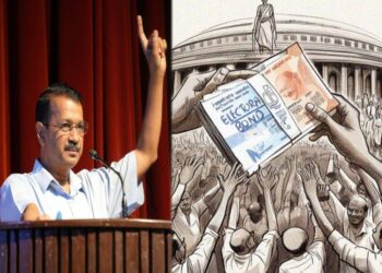 इंडिया आघाडीचे सरकार आल्यास १०० दिवसांत इलेक्टोरल बॉण्डचा तपास करणार : केजरीवाल