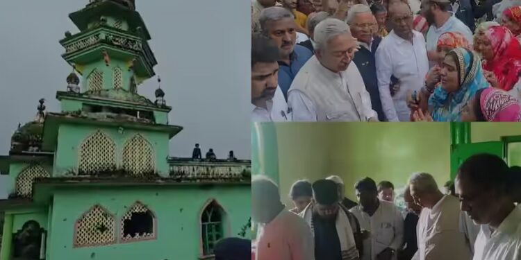 शाहू महाराज विशाळगडावर, मशिदीत पाहणी; महिलांनी छत्रपतींना पाहताच टाहो फोडला