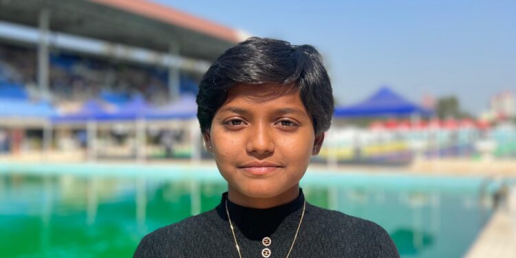 गोल्डमेडल सह श्रावणी सूर्यवंशीने गाजवली इंदौरची नॅशनल अक्वॅटिक चॅम्पियनशीप