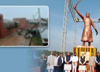 छत्रपती शिवाजी महाराजांचा पुतळा कोसळल्या प्रकरणी बांधकाम कन्सलटंट आपटेवर गुन्हा दाखल