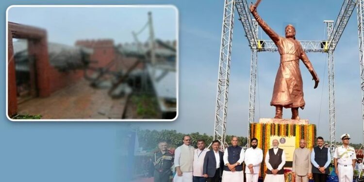 छत्रपती शिवाजी महाराजांचा पुतळा कोसळल्या प्रकरणी बांधकाम कन्सलटंट आपटेवर गुन्हा दाखल