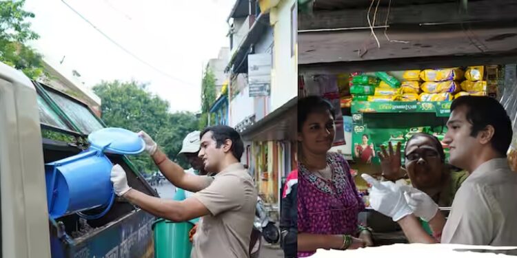 खासदाराचा धनंजय महाडिक यांचा मुलगा बनला कचरा वेचक कर्मचारी, कोल्हापूरकरांना केलं आवाहन