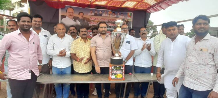 उपमुख्यमंत्री अजितदादा चषक चे मानकरी GK बिल्डर तर उपविजेता गणेश जिम संघ….