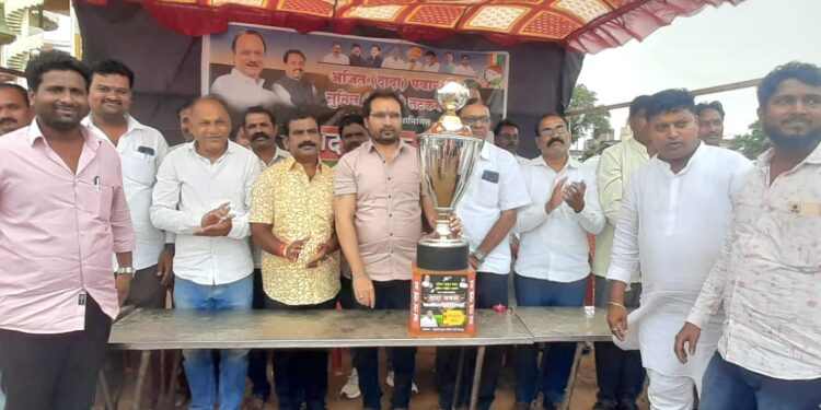 उपमुख्यमंत्री अजितदादा चषक चे मानकरी GK बिल्डर तर उपविजेता गणेश जिम संघ….