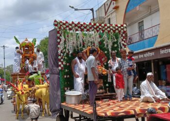 तेलुगु नाभिक समाजाचा चिमटेश्वर रथोत्सव उत्साहात
