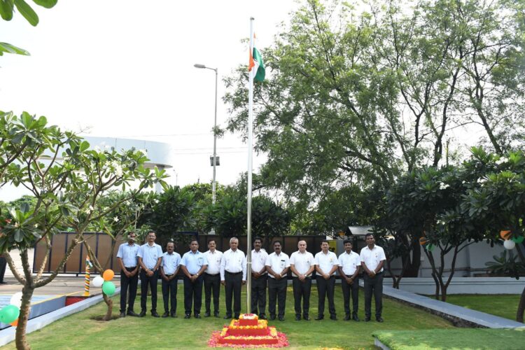 प्रिसिजन कंपनीमध्ये ७८ वा स्वातंत्र दिन उत्सहात साजरा