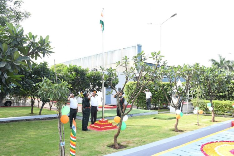 प्रिसिजन कंपनीमध्ये ७८ वा स्वातंत्र दिन उत्सहात साजरा