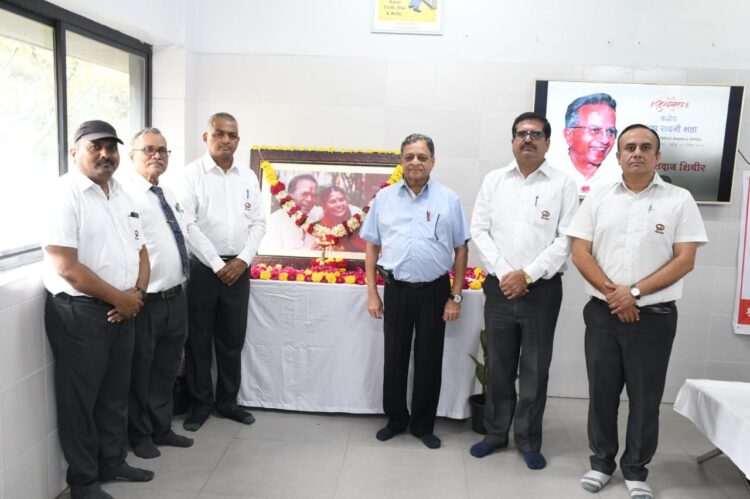 प्रिसिजनचे संस्थापक स्व सुभाष रावजी शहा यांच्या पुण्यतिथी निमीत्त ७३ कर्मचाऱ्यांचे रक्तदान