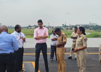 सोलापूर विमानतळाची सुरक्षेच्या दृष्टिकोनातून पाहणी
