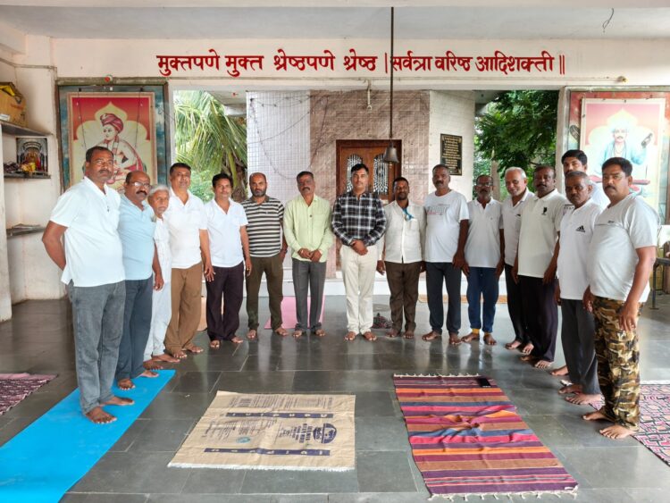 श्री संत मुक्ताई मंदिरात ध्यान साधना शिबीर संपन्न