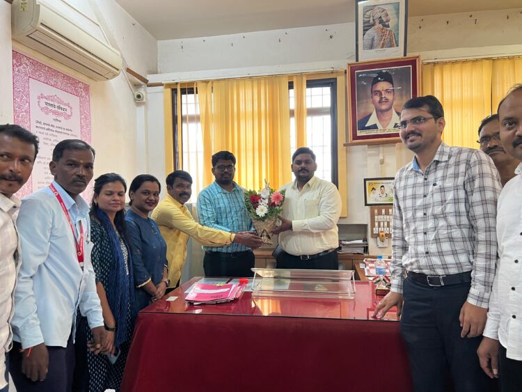 अजिंक्य रणदिवे यांनी राजगुरुनगर नगरपरिषद मुख्याधिकारी पदाची सुत्रे स्वीकारली