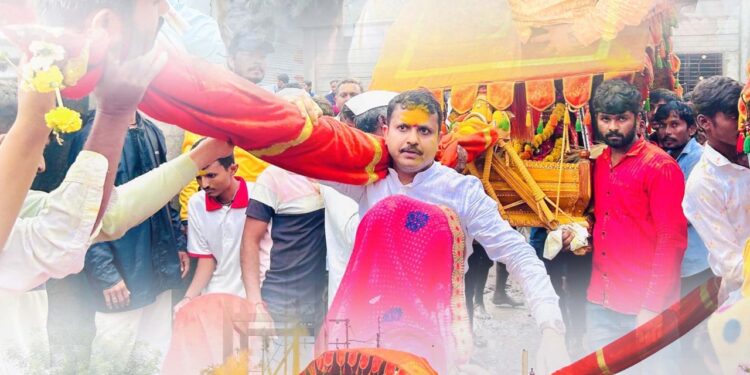 आनंद नगर मद्रे गावची यात्रा म्हणजे संस्कृती, परंपरा आणि सर्वधर्म समभावाचा संदेश – संतोष पवार