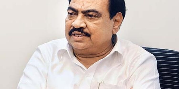 एकनाथ खडसे म्हणाले, राज्यात महाविकास आघाडीचं सरकार यावं