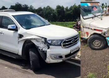 धुळे-सोलापूर महामार्गावर रावसाहेब दानवे यांची मुलीच्या वाहनाचा अपघात; कोणतीही जीवितहानी नाही
