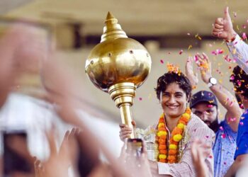 विनेश फोगाटने हरियाणाच्या निवडणुकीत मारली बाजी; योगेश बैरागी यांचा पराभव