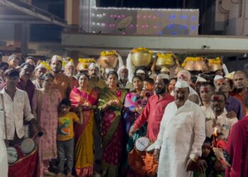 मसरे परिवाराच्यावतीने दहीहंडी मिरवणूक उत्साहात