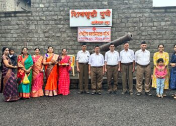 वडगाव नगर विजयादशमी पथ संचलन