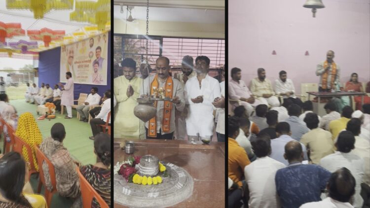 आ. सचिन कल्याणशेट्टी यांचा म्हैसलगे, खानापूर, अंकलगे, देवीकवठे, कुडल, हिळ्ळी गावात झंजावाती प्रचार