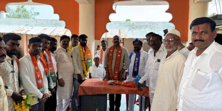 आमदार सचिन कल्याणशेट्टी यांचा सिन्नूर, मुगळी, इब्राहिमपूर, नागोरे भागात प्रचार दौरा