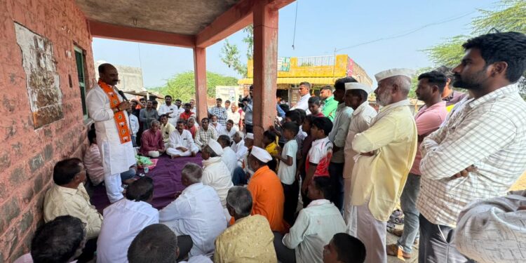 गौडगाव, सुलतानपूर, ममदाबाद, सिंदखेड आदी गावात आ. सचिन कल्याणशेट्टी यांचा प्रचार दौरा