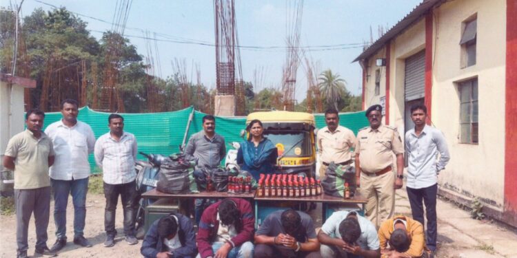 राज्य उत्पादन शुल्क विभागाची धडक कारवाई- 3 लाख 33 हजार 300 रूपये चा मुददेमाल व 3 वाहने जप्त