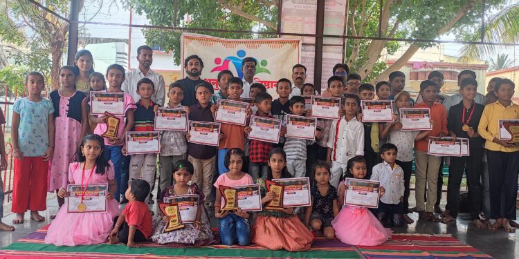 शिवप्रताप दिन निमित्त किल्ला व घरकुल बनवणे स्पर्धा बक्षीस वितरण सोहळा संपन्न